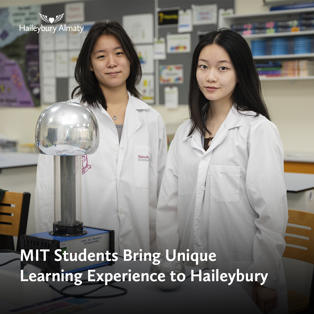 MIT студенттері Haileybury Almaty-мен өздерінің бірегей тәжірибесін бөлісуде